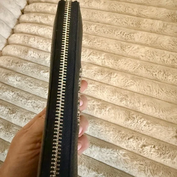 Michael Kors Black Pebbled Leather Wallet - Picture 5 of 5